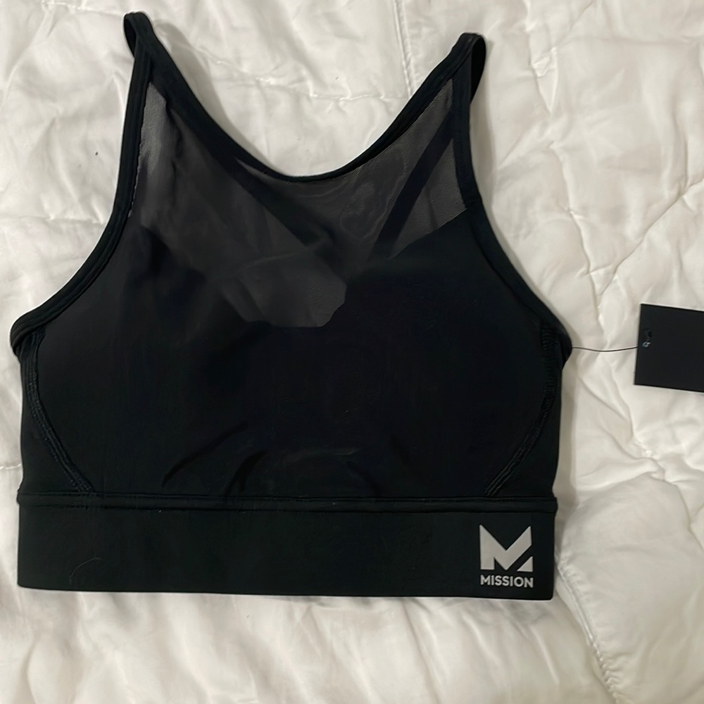 Mesh sports bra